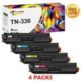 thumbnail image 1 of Toner Bank Compatible Toner Cartridge Replacement for Brother TN 336 TN336 TN-336BK TN-336C TN-336M TN-336Y HL-L8350CDW L8350CDWT MFC-L8850CDW Printer(Black, Cyan, Magenta, Yellow, 4-Pack), 1 of 7