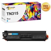 Toner Bank Compatible Toner Cartridge Replacement for Brother TN-315C HL-4150CDN 4570CDW 4570CDWT MFC-9460CDN 9560CDW 9970CD Cyan 1-Pack
