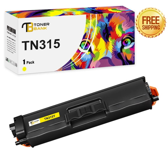Toner Bank Compatible Toner Cartridge Replacement for Brother TN-315Y HL-4150CDN 4570CDW 4570CDWT MFC-9460CDN 9560CDW 9970CD Yellow 1-Pack