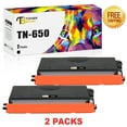 thumbnail image 1 of Toner Bank Compatible Toner Cartridge Replacement for Brother TN-650 TN650 High Yield (Black, 2-Pack), 1 of 7