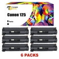 thumbnail image 1 of Toner Bank Compatible Toner Cartridge Replacement for Canon 125 High Yield (Black, 6-Pack), 1 of 7