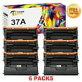 thumbnail image 1 of Toner Bank Compatible Toner Cartridge Replacement for HP 37A CF237A High Yield (Black, 6-Pack), 1 of 9