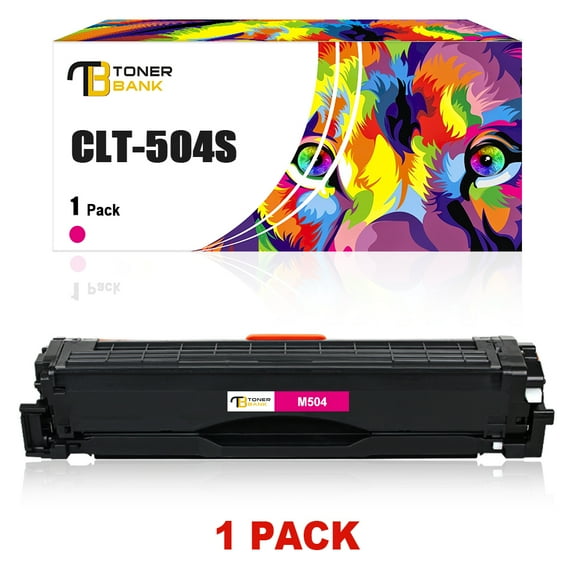 Toner Bank Compatible Toner Cartridge Replacement for Samsung 504S CLT-M504S/XAA High Yield (Magenta, 1-Pack)
