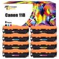 thumbnail image 1 of Toner Bank Compatible Toner Cartridge for Canon 118 image Class  MF726CDW MF8580CDW LBP7660CDN LBP7200CDN Printer Replacement (2BK+2C+2M+2Y, 8 Packs), 1 of 8