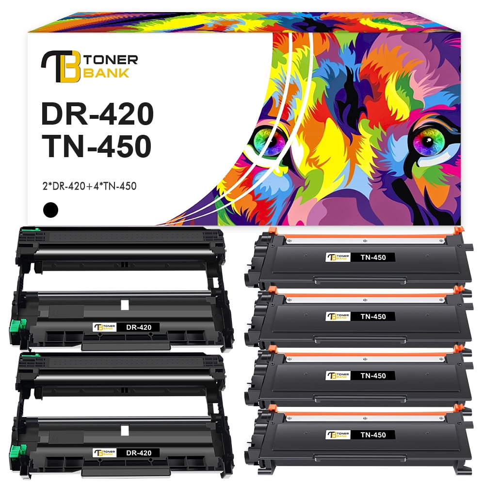Lot De 5 Cartouches De Toner Compatible Brother TN-2220 (Duston) - Noir Pour DCP7060, HL2240...