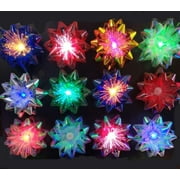 Toner Depot Light Up Gift Bows, 6 Count, Color Changing Fiber Optic Ribbons and Bows