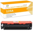 thumbnail image 1 of Colorich Compatible for HP 125A Toner Cartridge 1-Pack for HP CB540A CB542A Pro 200 Color M251n M251nw, MFP M276n M276nw CP1515N CP1518NI CM1312NFI 125 A Yellow Ink, 1 of 10