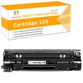thumbnail image 1 of Toner H-Party 1-Pack Compatible 128 Black Toner Cartridge for Canon 128 imageCLASS MF4550 MF4570DN MF4770N D530 D550 FAXFHONE L100 L190 Printer Ink (Black), 1 of 10