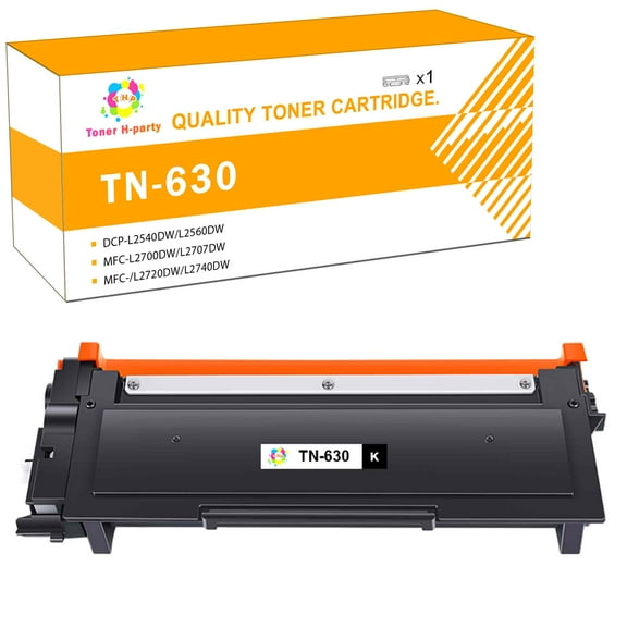TN 630 1-Pack Compatible Toner Cartridge for Brother TN-630 for Use with Brother MFC-L2700DW L2700DWR L2700DN,HL-L2300D L2305W L2320D, DCP-L2500D L2520DW L2540DN Black