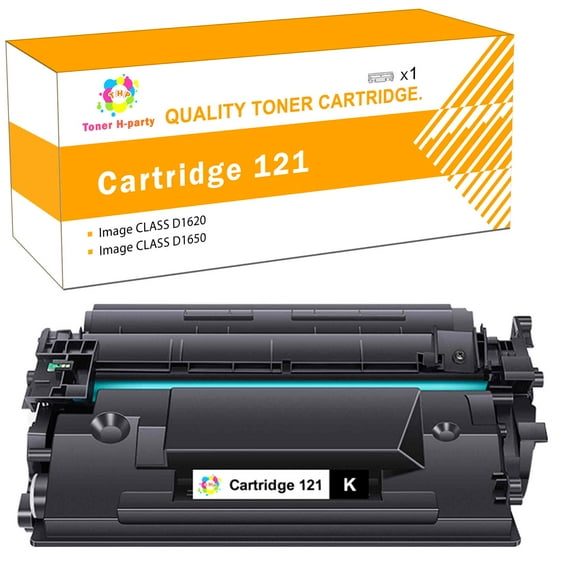 Toner H-Party 1-Pack Compatible Toner Cartridge for Canon CRG-121 for Use with Canon Image CLASS D1620 1650 Printer Ink Black