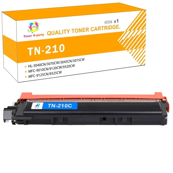 Colorich 1-Pack Cyan Compatible Toner Cartridge for Brother TN210 TN-210 HL-3075CW 3040CN 3070CW 3045CN MFC-9010CN 9120CW 9320CW 9125CN 9325C Printer Ink