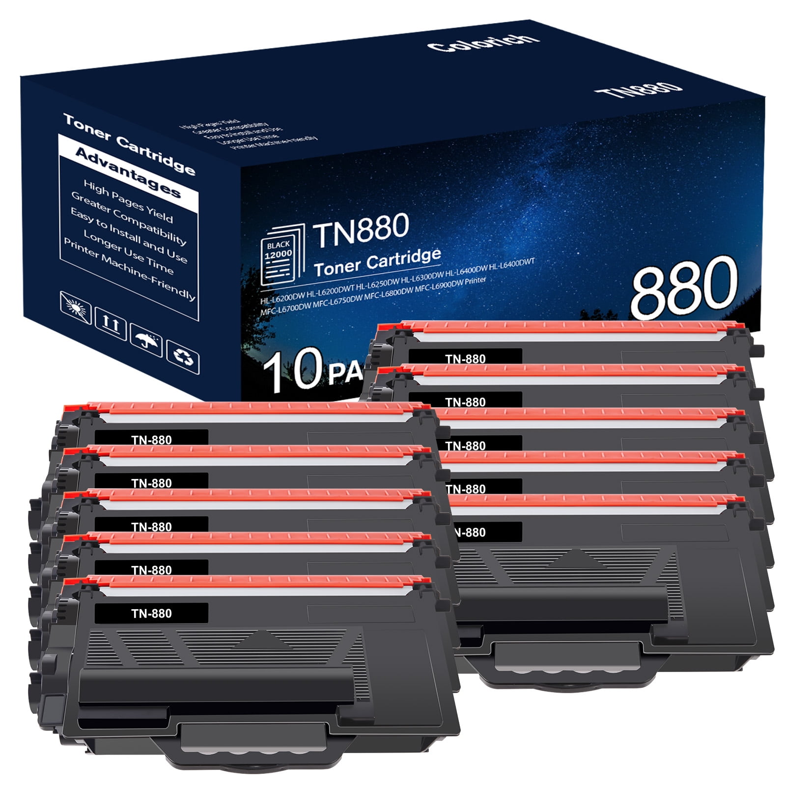 TN880 Brother Cartuccia Toner Nero Ad Altissima Resa Originale - Foto 8