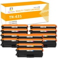 thumbnail image 1 of Toner H-Party 12-Pack Compatible Toner Cartridge for Brother TN-431 HL-L8260CDW L8360CDW L8360CDWT, MFC-L8610CDW L8900CD Printer Ink 3x Black, 3x Cyan, 3x Magenta, 3x Yellow, 1 of 6