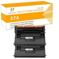 thumbnail image 1 of Toner H-Party 2-Pack 37A 37X Toner Cartridge for CF237A CF237X LaserJet Enterprise M607n M607dn M608x M609dn M609dh MFP M632h M631z M631dn Flow MFP M631h M632z M633z Black, 1 of 9