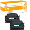 thumbnail image 1 of Toner H-Party 2-Pack Compatible 87X 87A Toner Cartridge for HP CF287X CF287A High Yield M506 M506dn M506n M506x LaserJet Pro M501n M501dn LaserJet Enterprise MFP M527dn M527f Black, 1 of 10