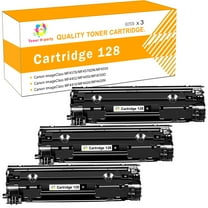 Toner H-Party 3-Pack Compatible for 128 Canon Black High Yield Toner Cartridge Replacment for Canon CRG 128 78A CE278A imageCLASS MF4550 MF4570DN MF4770N D530 D550 FAXFHONE L100 L190 Printer (Black)
