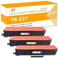 thumbnail image 1 of Colorich 3-Pack Compatible Toner Cartridge for Brother TN-227 TN 227 TN-227C TN-227M TN-227Y MFC-L3750CDW HL-L3210CW HL-L3290CD HL-L3230CDW Printer Ink (Cyan, Magenta, Yellow), 1 of 10