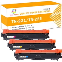 Toner H-Party 3-Pack Compatible Toner Cartridge for Brother TN-225 (Cyan, Magenta, Yellow)