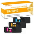 thumbnail image 1 of Colorich 3-Pack Compatible Toner Cartridge for Kyocera TK-5242Y Ecosys P5026cdn P5026cdw M5526cdn M5526cdw Cyan, Magenta, Yellow, 1 of 8