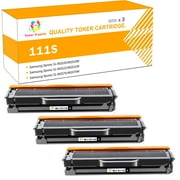 Toner H-Party 3-Pack Compatible Toner Cartridge for Samsung MLT-D111S Xpress M2020W M2070FW M2070W Laser Printer (Black)