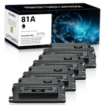 Colorich 4-Pack Compatible for 81A Toner Cartridge HP 81A CF281A 81X CF281X Enterprise MFP M605N M605DN M605X M630 M605 M604 M604N M604DN M606 M630h M630dn Black Printer ink