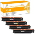 thumbnail image 1 of Toner H-Party 4-Pack Compatible Toner Cartridge for HP CF350A CF351A CF353A CF352A Color LaserJet Pro MFP M176 M177fw, LaserJet Pro CP1025 CP1025NW, MFP M175A M175NW Black, Cyan, Magenta, Yellow, 1 of 9