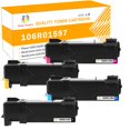 thumbnail image 1 of Toner H-Party 4-Pack Compatible Toner Cartridge Replacement for Xerox 106R01597 Phaser 6500 6500N 6500DN, WorkCentre6505 6505N 6505D Printer Ink Black, Cyan, Magenta, Yellow, 1 of 10