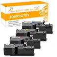 thumbnail image 1 of Toner H-Party 4-Pack Compatible Toner Cartridge for Xerox 106R02759 Phaser 6020 6022, WorkCentre 6025 6027 Printer (Black Cyan Magenta Yellow), 1 of 10