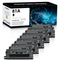 Colorich 5-Pack Compatible M604 Toner Cartridge for HP 81A CF281A 81X CF281X Enterprise MFP M605N M605DN M605X M630 M606 M605 M604 M604N M604DN M630h M630dn Black Printer ink