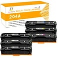 thumbnail image 1 of Toner H-Party 6-Pack Compatible Toner Cartridge for HP CF510A CF511A CF512A CF513A Color LaserJet Pro M154a M154nw, Pro MFP M180n M180nw M181fw Printer Ink (3x Black, Cyan, Magenta, Yellow), 1 of 10