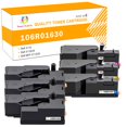 thumbnail image 1 of Toner H-Party 6-Pack Compatible Toner Cartridge for Xerox 106R01630 106R01627 106R01628 106R01629 Phaser 6000 6010 6010N, WorkCentre 6015V 3x Black, Cyan, Magenta, Yellow, 1 of 10
