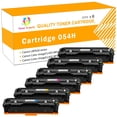 thumbnail image 1 of Colorich Compatible for Canon 054H Toner Cartridge 6-Pack ImageClass LBP622Cdw MF644Cdw MF642Cdw MF640C LBP620 Toner Printer Ink (3*Black, Cyan, Magenta, Yellow), 1 of 10
