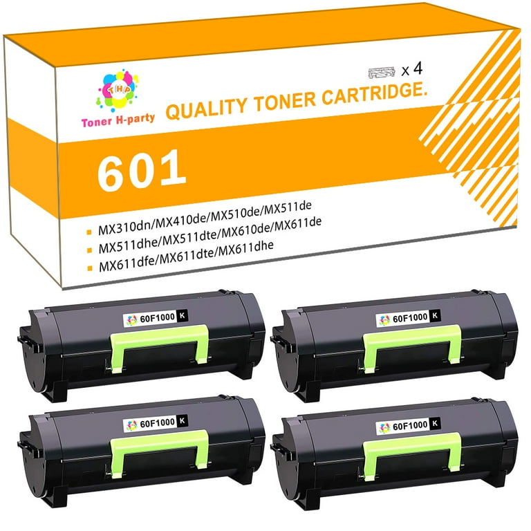 60F1000 Toner, 2,500 Page-Yield, Black 60F1000 Toner, 2,500 Page-Yield, Black