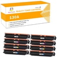 thumbnail image 1 of Colorich 8-Pack Toner Cartridge for CF350A CF351A CF353A CF352A MFP M176 M177fw, LaserJet Pro CP1025NW, TopShot LaserJet Pro M275 2xBlack, 2xCyan, 2xMagenta, 2xYellow, 1 of 9