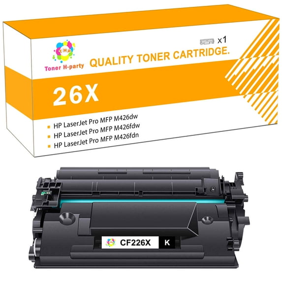 Toner H-Party 9000 Pages High Yield CF226X 26x toner Compatible Toner Cartridge for HP LaserJet Pro MFP M426dw M426fdn M402n M402d Printer (Black,1 Pack,Jumbo)