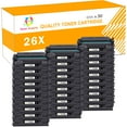thumbnail image 1 of Toner H-Party 9000 Pages High Yield CF226X 26x toner Compatible Toner Cartridge for HP LaserJet Pro MFP M426dw M426fdn M402n M402d Printer (Black，30 Pack，Jumbo), 1 of 10