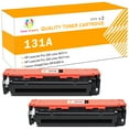 thumbnail image 1 of Toner H-Party CF210A Compatible Toner Cartridge for HP Laserjet 131A Pro 200 Color M251nw M251n MFP M276nw M276n CF210A (Black, 2-Pack), 1 of 10