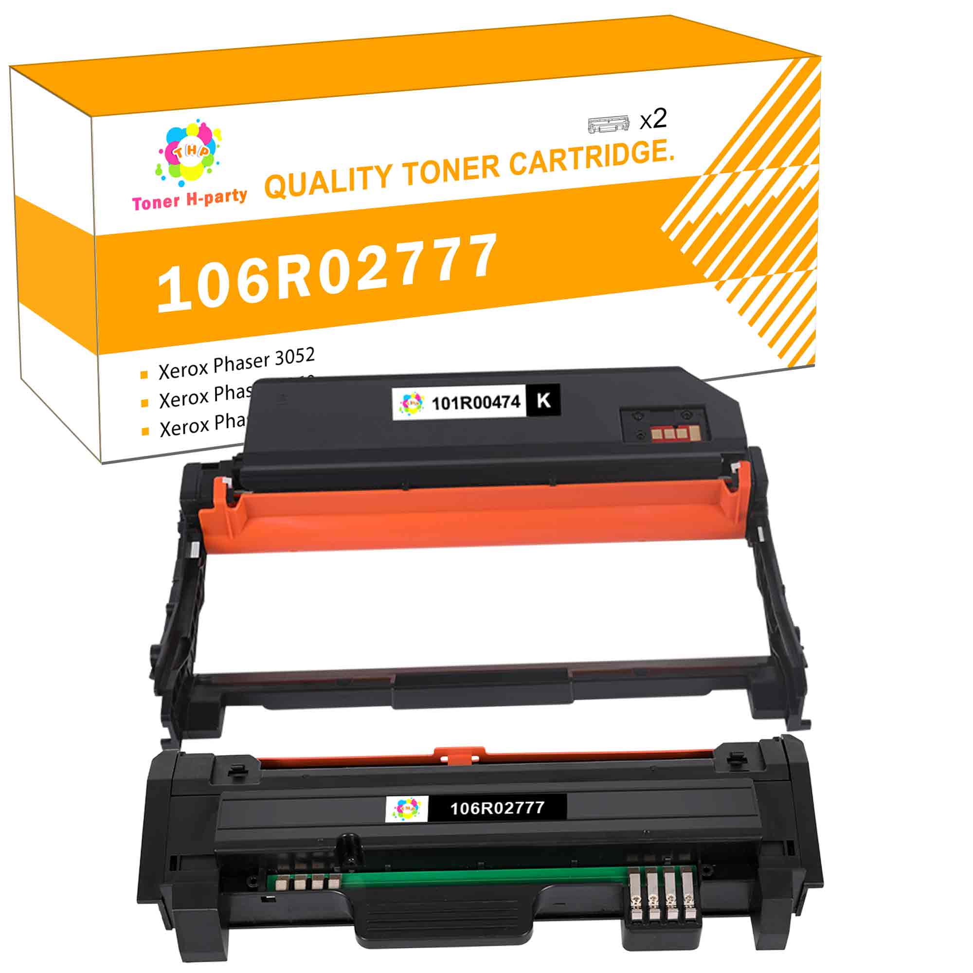Toner H Party Compatible 106R02777 Toner Cartridge & 101R00474 Drum ...