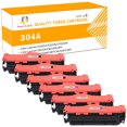 thumbnail image 1 of Colorich Compatible 304A Toner Cartridge for HP CC530A CC531A CC533A CC532A Color LaserJet CP2025 CP2025N CP2025DN, CM2320 CM2320N-MFP CM2320NF-MFP CM2320FXI-MFP (8-Pack), 1 of 9