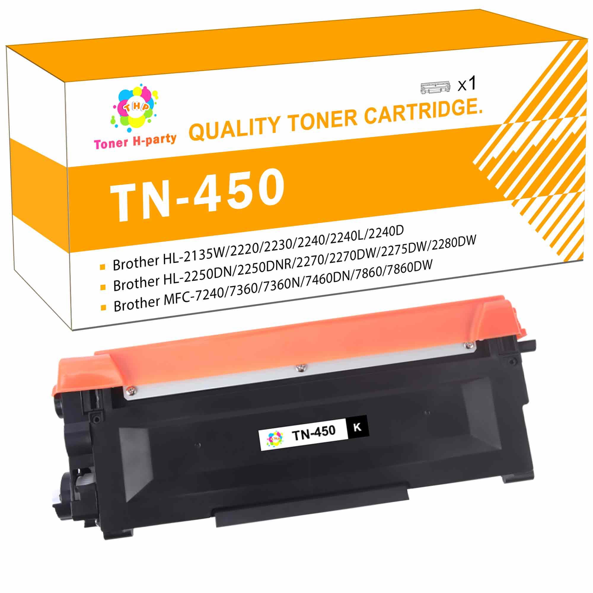 LD Products 4-Pack Compatible Toner Cartridge For Brother TN450 High Yield Black | 2,600 Pages Each, Works With HL-2230, DCP-7065DN & More 1 thumbnail image