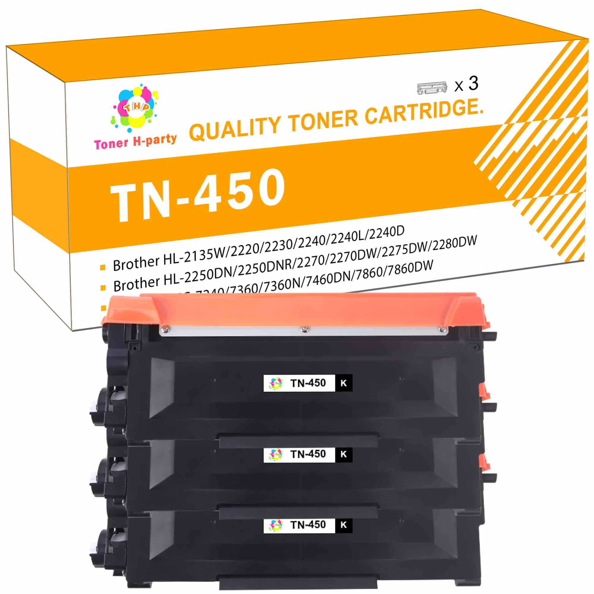 Toner HParty Compatible Toner Cartridge for Brother TN450 TN450 TN420