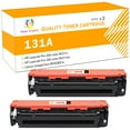 thumbnail image 1 of Toner H-Party Compatible Toner Cartridge for HP 131A 131X Laserjet Pro 200 Color M251nw M251n MFP M276nw M276n CF210X CF211A CF212A CF213A Printer Ink (Black, 2-Pack), 1 of 10