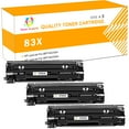thumbnail image 1 of Toner H-Party Compatible Toner Cartridge for HP 83X CF283X 83A CF283A for Pro M201dw M201n M201 M125 M125nw M127fn M127fw M225dn M225dw Printer (3 Black, High-Yield), 1 of 10