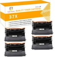 thumbnail image 1 of Toner H-Party Compatible Toner Cartridge for HP CF237X 37X CF237A 37A for Use with LaserJet Enterprise M608dn M608n M608x M609dn M609x M632h M632fht M631z M633fh M631dn M631h M632z (Black,4-Pack), 1 of 10