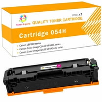 Toner H-Party Compatible Toner Cartridge Replacement for Canon 054H CRG 054 to use with ImageClass LBP622Cdw MF644Cdw MF642Cdw MF640C LBP620 Toner Printer Ink (Magenta)