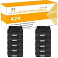 thumbnail image 1 of Toner H-Party Compatible Toner Cartridge Replacement for HP 42X Q5942X Q5942 Q1338A HP 4200tn 4200dtns 4300dtnsl 4250n 4250tn 4250dtnsl 4350tn 4350mfp Ink Printer (Black, 10-Pack), 1 of 10