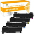 thumbnail image 1 of Toner H-Party Compatible Toner Cartridge for Xerox 106R01597 106R01594 106R01595 106R01596 Phaser 6500 6500N 6500DN, WorkCentre 6505 6505N 6505D Printer (Black, Cyan, Magenta, Yellow,4-Pack), 1 of 7