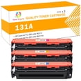 thumbnail image 1 of Colorich Compatible for HP 131A 131X Toner Cartridge Laserjet Pro 200 Color M251nw M251n MFP M276nw M276n CF210X CF211A CF212A CF213A Printer Ink (Cyan Yellow Magenta, 3-Pack), 1 of 10
