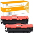 thumbnail image 1 of Toner H-Party Compatible Toner Cartridge Replacement for HP CF380X 312X Use with Color LaserJet Pro MFP M476nw M476dn M476dw High Yield Printer Ink (Black,2-Pack), 1 of 10