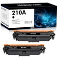 thumbnail image 1 of 210A 210X Toner Cartridge 210A 210X W2100A W2100X Color LaserJet Pro 4201dn 4301fdw MFP 4301fdn 4201dw Printer Ink 2-Pack Black, 1 of 8